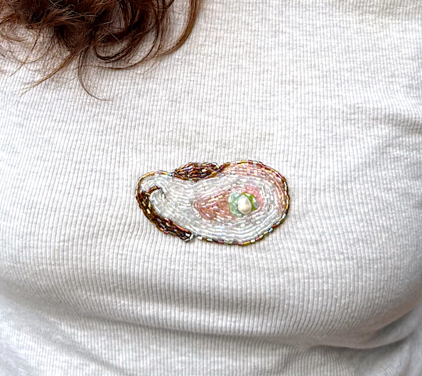 Oyster Beaded T-Shirt